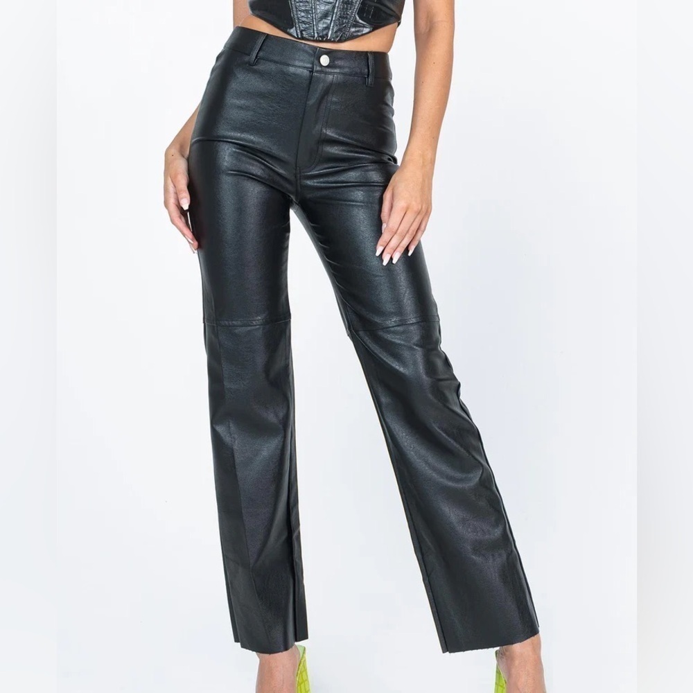 NWT Princess Polly Black Macey Pants Size US 10 / AU 14